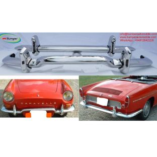 Renault Caravelle and Floride, coupé and cabrio (1958-1968) bumpers with over riders